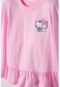 Camiseta De Hello Kitty Manga Larga Rosada Para Niña 2T A 6T 5T de Hello Kitty