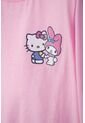 Camiseta De Hello Kitty Manga Larga Rosada Para Niña 2T A 6T 3T de Hello Kitty