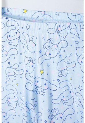 Pijama De Cinnamoroll Manga Corta Multicolor Para Niña 12