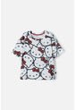Camiseta De Hello Kitty Blanca Y Roja Manga Corta Para Niña 8 de Hello Kitty