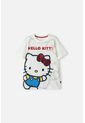 Camiseta De Hello Kitty Marfil Manga Corta Para Niña 10 de Hello Kitty