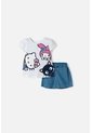 Conjunto De Hello Kitty Con Short Multicolor Para Niña 2T A 6T 3T de Hello Kitty