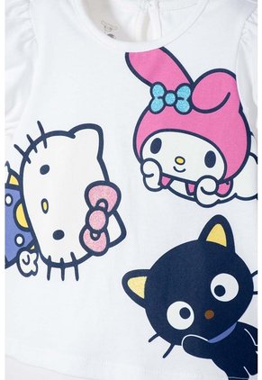 Conjunto De Hello Kitty Con Short Multicolor Para Bebé Niña 12-18