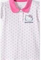 Camiseta Tipo Polo De Hello Kitty Blanco Y Rosado Para Niña 2T A 6T 3T de Hello Kitty