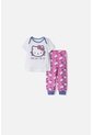 Pijama De Hello Kitty Pantalón Largo Multicolor Para Bebé Niña 3-6 de Hello Kitty