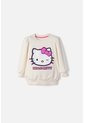 Buzo De Hello Kitty Cerrado Marfil Para Niña 2T A 6T 2T de Hello Kitty