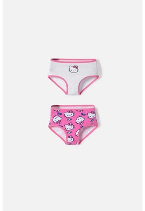 Pack X2 Panties De Hello Kitty Multicolor Para Niña 2T A 6T 5T