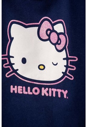 Vestido De Hello Kitty Manga Corta Azul Y Rosado Para Bebé Niña 18-24