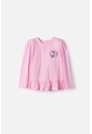 Camiseta De Hello Kitty Manga Larga Rosada Para Niña 2T A 6T 3T de Hello Kitty