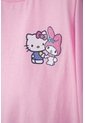 Camiseta De Hello Kitty Manga Larga Rosada Para Niña 2T A 6T 3T de Hello Kitty