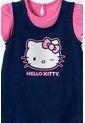 Vestido De Hello Kitty Manga Corta Azul Y Rosado Para Bebé Niña 18-24 de Hello Kitty