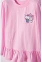 Camiseta De Hello Kitty Manga Larga Rosada Para Niña 2T A 6T 3T de Hello Kitty