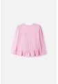 Camiseta De Hello Kitty Manga Larga Rosada Para Niña 2T A 6T 3T de Hello Kitty
