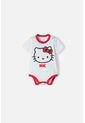 Body De Hello Kitty Manga Corta Blanco Para Bebé Niña 9-12 de Hello Kitty