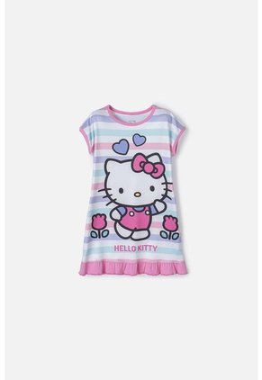Pijama Tipo Batola De Hello Kitty Multicolor Para Niña 2T A 5T 3T