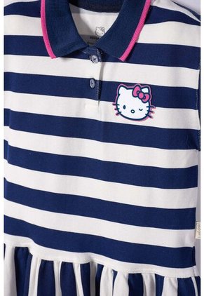 Vestido De Hello Kitty Manga Corta Multicolor Para Niña 2T A 6T 3T