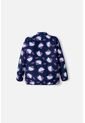 Chaqueta De Hello Kitty Con Cierre Azul Para Niña 2T A 6T 4T de Hello Kitty