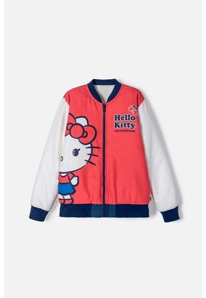 Chaqueta Hello Kitty Con Cierre Multicolor Para Niña 4