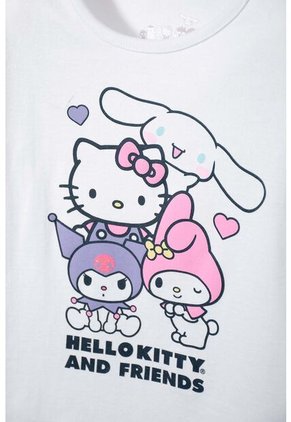 Conjunto De Hello Kitty Multicolor De Pantalón Largo Para Niña 2T A 5T 2T