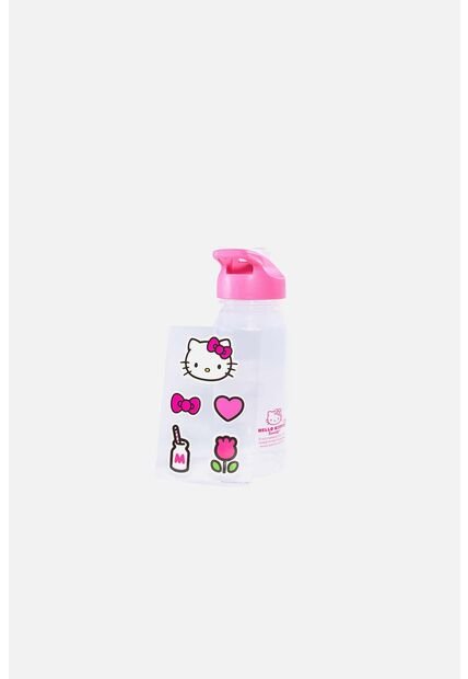 Botella De Hello Kitty + Stickers Para Niña U