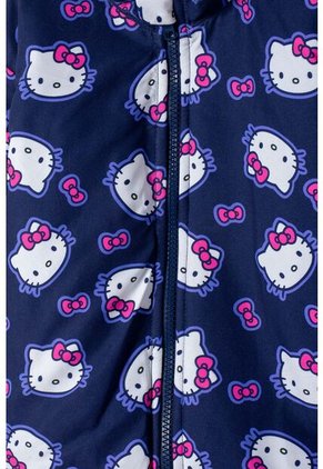 Chaqueta De Hello Kitty Con Cierre Azul Para Niña 2T A 6T 4T