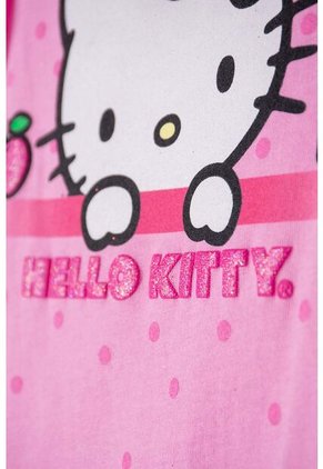 Body De Hello Kitty Manga Corta Rosado Para Bebé Niña 18-24