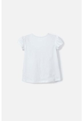 Camiseta De Hello Kitty Blanca Manga Corta Para Niña 2T A 5T 5T