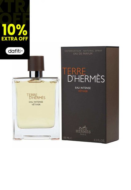 Perfume Terre Intense Vetiver De Hermes Paris Para Hombre 100 Ml