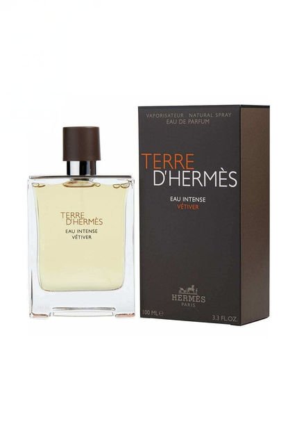 Perfume Terre Intense Vetiver De Hermes Paris Para Hombre 100 Ml