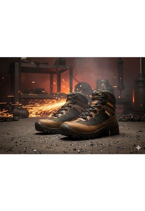 Bota Hombre Seguridad -Herreros- Iron Jack Vainilla