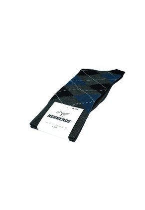 Herreros Medias Adulto Gris Azul (63095) Talla 38-43