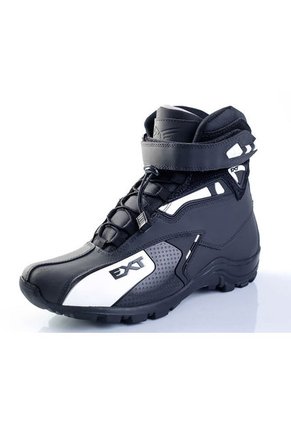 Bota Hombre Motera -Herreros- Extreme 2.0 - Negro X Blanco