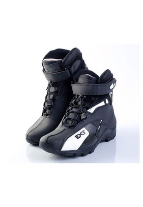 Bota Hombre Motera -Herreros- Extreme 2.0 - Negro X Blanco