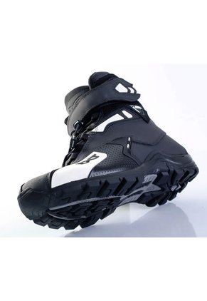 Bota Hombre Motera -Herreros- Extreme 2.0 - Negro X Blanco