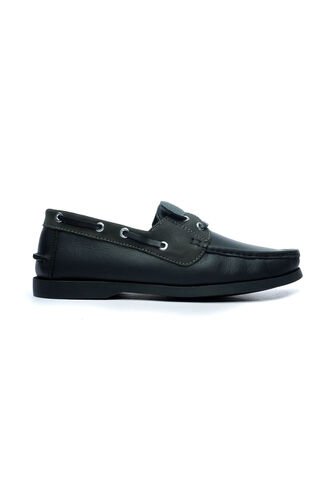 Zapato Hombre Mocasín Casual -Herreros- Apache Negro Herreros