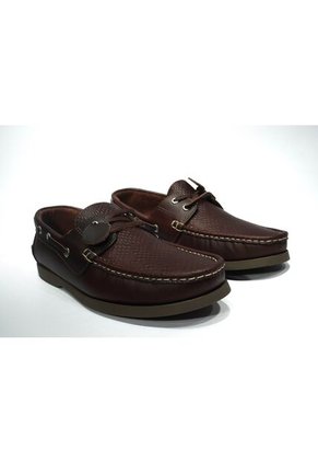 Zapato Hombre Mocasín Casual -Herreros- Apache Cascabel Coñac