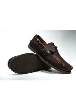 Zapato Hombre Mocasín Casual -Herreros- Apache Cascabel Coñac