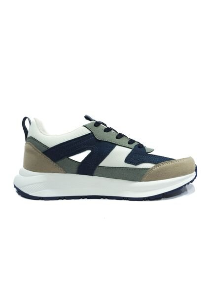 Zapato Casual Outdoor -Herreros- Zenith Blanco Azul