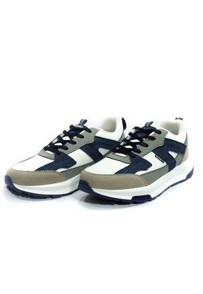 Zapato Casual Outdoor -Herreros- Zenith Blanco Azul