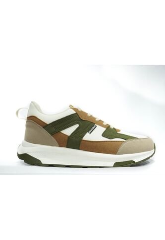 Zapato Casual Outdoor -Herreros- Zenith Verde Beige Herreros