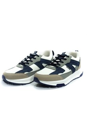 Zapato Casual Outdoor -Herreros- Zenith Blanco Azul