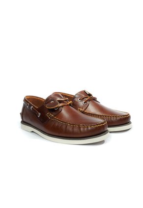 Zapato Hombre Mocasín Casual -Herreros- Apache Miel