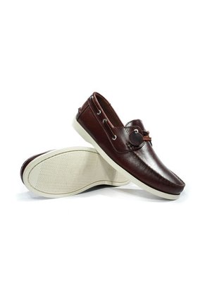Zapato Hombre Mocasín Casual -Herreros- Apache Coñac