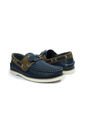Zapato Hombre Mocasín Casual -Herreros- Apache  Azul*Bisont de Herreros
