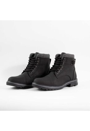 Bota Hombre Outdoor -Herreros- Leñador Negra