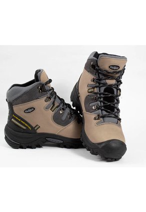 Bota Hombre Outdoor -Herreros- Zeus Gris