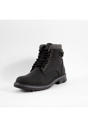 Bota Hombre Outdoor -Herreros- Leñador Negra