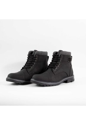 Bota Hombre Outdoor -Herreros- Leñador Negra