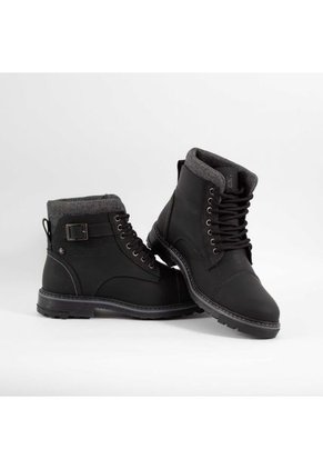 Bota Hombre Outdoor -Herreros- Leñador Negra
