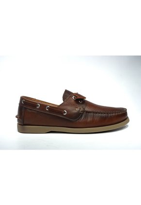Zapato Hombre Mocasín Casual -Herreros- Apache Miel Espasolado